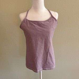 lululemon athletica mauve halter-style tank